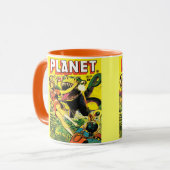 SCI FI PLANET COMIC GRAPHIC ART COVER DESIGN TASSE (Vorderseite Links)