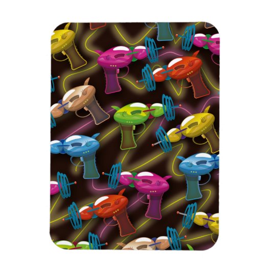 Sci-Fi-Ray-Kanonen Magnet (Vertikal)