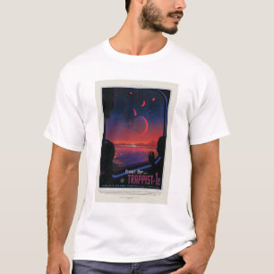 Sci-Fi-Reise-Werbung, Planet Trapist-1e T-Shirt