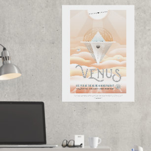 Sci-Fi Reise-Werbung, Planet Venus Foliendrucke