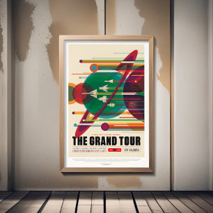 Sci-Fi-Reise-Werbung, The Grand Tour Fotodruck