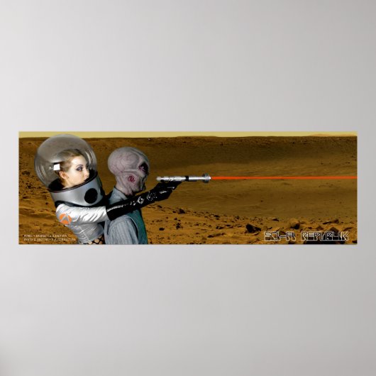 Sci-Fi Republik Laser Blast Poster (Vorne)