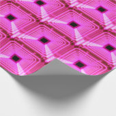 Sci-Fi Retro 3D: Pop Art Illustration Geschenkpapier (Ecke)