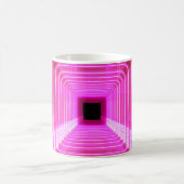 Sci-Fi Retro 3D: Pop Art Illustration Kaffeetasse (Mittel)