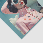 Sci-fi Retrofuturistische Modefrauen (1) Seidenpapier (Ausschnitt)