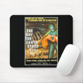 Sci Fi Roboter Halloween Earth Invasion Science Fi Mousepad (Mit Mouse)