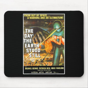 Sci Fi Roboter Halloween Earth Invasion Science Fi Mousepad