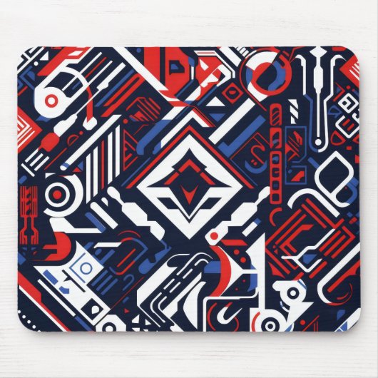 Sci-Fi-Schnittmuster Mousepad (Vorne)
