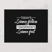 Sci-Fi Science Fiction Space Ufo Alien Funny Gift Postkarte (Vorderseite)