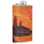 Sci-Fi "Seas of Fire" doppelte Sonnen, Lavasee Wel Flachmann (Rechts)