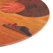 Sci-Fi "Seas of Fire" doppelte Sonnen, Lavasee Wel Schneidebrett (Ecke)