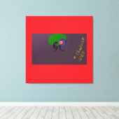 Sci-fi Seashell Creature Leinwanddruck (Insitu (Holzboden))