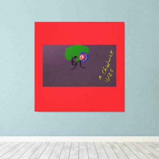 Sci-fi Seashell Creature Leinwanddruck (Insitu (Holzboden))