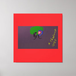 Sci-fi Seashell Creature Leinwanddruck