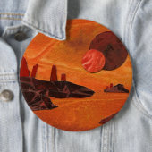 Sci-Fi "See des Feuers" doppelte Sonnen, Lavasee Button (Beispiel)