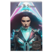 Sci-Fi Sirens 2023 Calender Kalender (Titelbild)