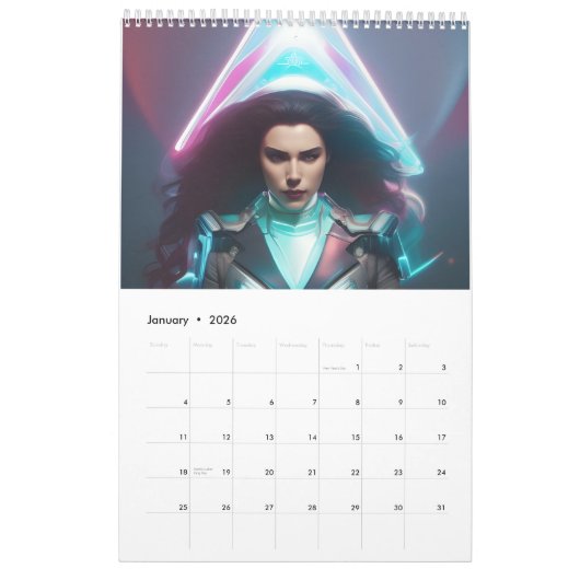 Sci-Fi Sirens 2023 Calender Kalender (Jan 2026)