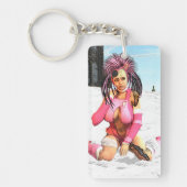 Sci Fi Snow Punk Schlüsselanhänger (Vorderseite)