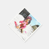 Sci Fi Snow Punk Serviette (Ecke)