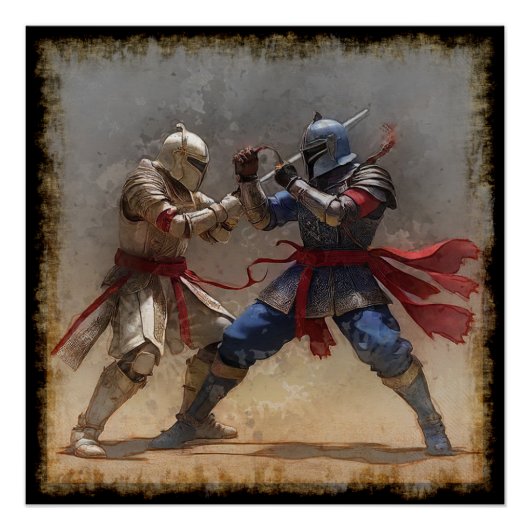 Sci Fi Sparring Adversals Poster (Vorderseite)