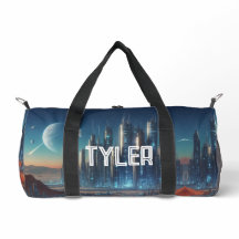 Sci-Fi-Stadt im Weltraum 