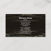 Sci-fi-Stadt Visitenkarte (Rückseite)