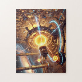 Sci-Fi Star Forge Celestial Factory Puzzle