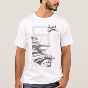 Sci-Fi-T - Shirt, der durch das Universum 02 C füh T-Shirt