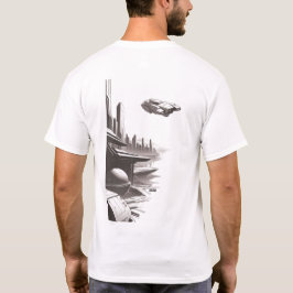 Sci-Fi-T - Shirt durch das Universum 01 B Zurück
