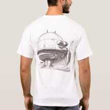 Sci-Fi-T - Shirt durch das Universum 01 C zurück