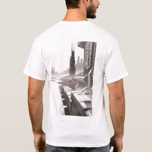 Sci-Fi-T - Shirt durch das Universum 01 I Zurück