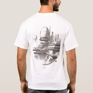 Sci-Fi-T - Shirt durch das Universum 03 A Zurück