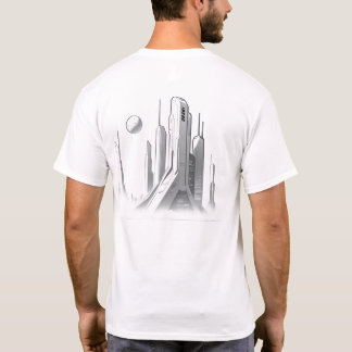 Sci-Fi-T - Shirt durch das Universum 03 C zurück
