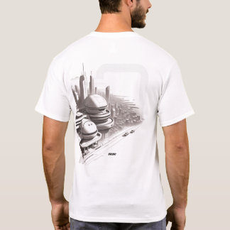 Sci-Fi-T - Shirt durch das Universum 03 D zurück