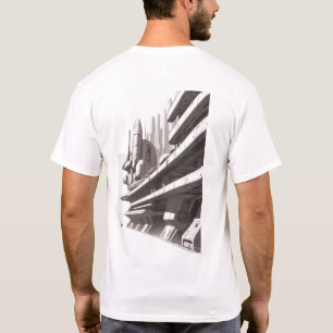 Sci-Fi-T - Shirt durch das Universum 03 F zurück