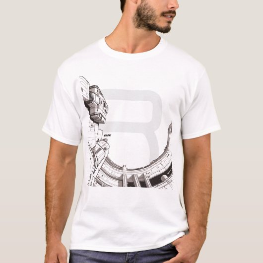 Sci-Fi-T - Shirt durch das Universum 03 G Front (Vorderseite)