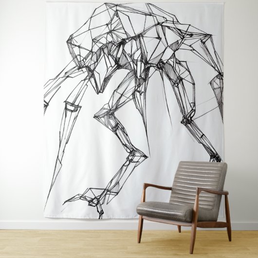 Sci-Fi-Tapestry Wandteppich (Beispiel)