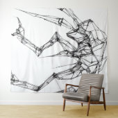 Sci-Fi Tapestry Wandteppich (Beispiel (Horizontal))