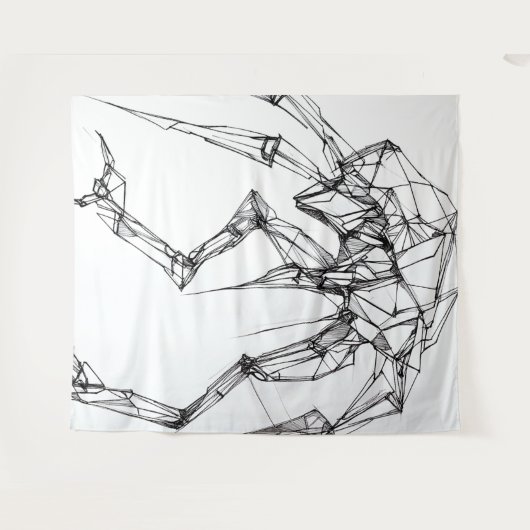 Sci-Fi Tapestry Wandteppich (Vorderseite (Horizontal))