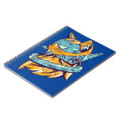 Sci-Fi-TechnoCat Notizblock (Linke Seite)