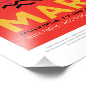 Sci-Fi Travel Ad, Mars Fotodruck (Ecke)