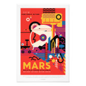 Sci-Fi Travel Ad, Mars Fotodruck (Vorne)
