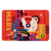 Sci-Fi Travel Ad, Mars Magnet (Horizontal)