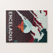 Sci-Fi Travel Ad, Moon Enceladus Puzzle (Horizontal)