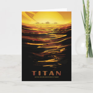 Sci-Fi Travel Ad, Moon Titan Karte