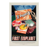 Sci-Fi Travel Ad, Planet 51 Pegasi B Fotodruck (Vorne)