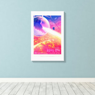 Sci-Fi Travel Ad, Planet 55 Cancri e Leinwanddruck