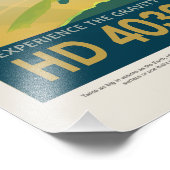 Sci-Fi Travel Ad, Planet HD 40307g Fotodruck (Ecke)