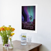 Sci-Fi Travel Ad, Planet Jupiter Foliendrucke (Ablage(Küche))