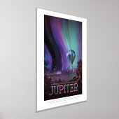 Sci-Fi Travel Ad, Planet Jupiter Foliendrucke (Ablage )